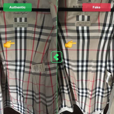 fake burberry check jacket|burberry coat false.